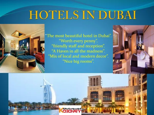 Hotels in dubai