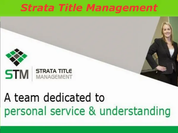 STM – A Team of Dedicated Professional