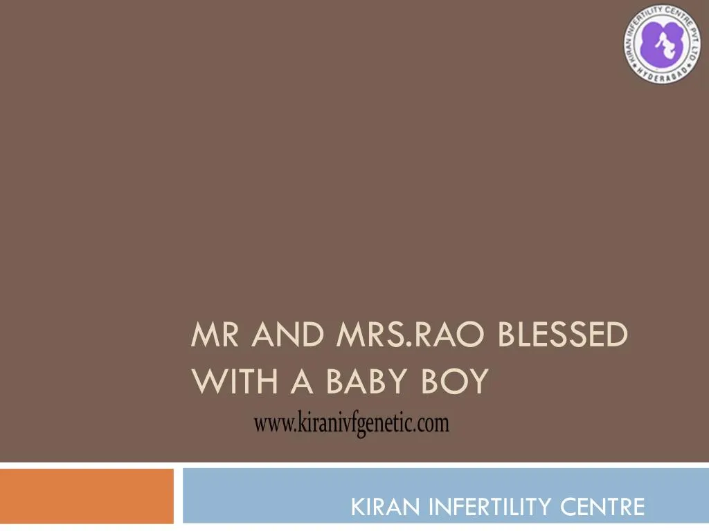 mr and mrs rao blessed with a baby boy