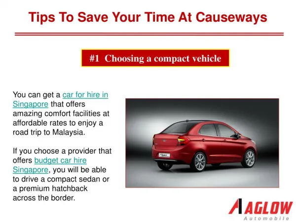 Tips to save your time at causeways