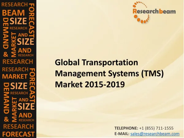Global Trends forTransportation Management Systems Industry