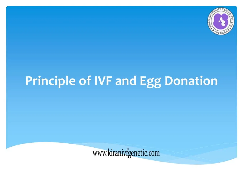 principle of ivf and egg donation
