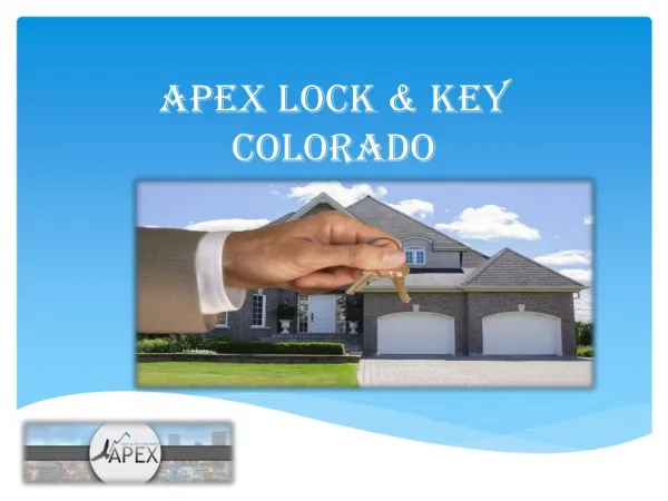 Apex Lock & Key Colorado