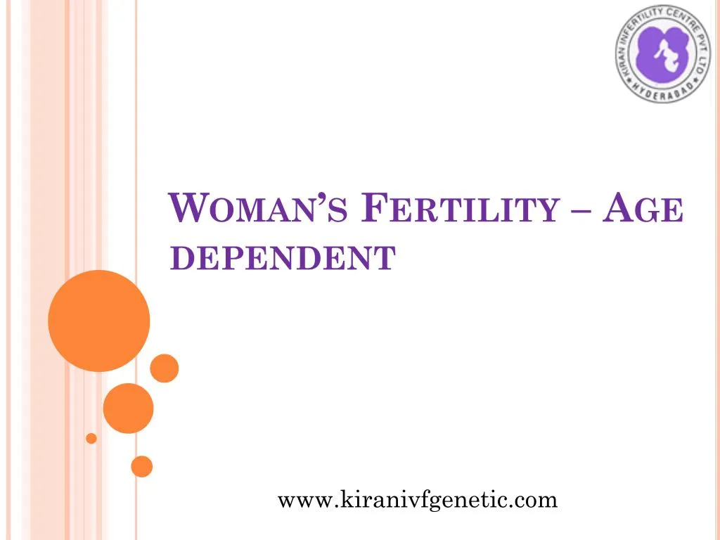 woman s fertility age dependent