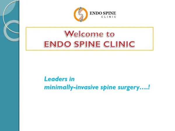 Endo Spine Clinic | back pain doctors in pune,best back pain doctors in pune,back pain specialist in pune,spine surgeons