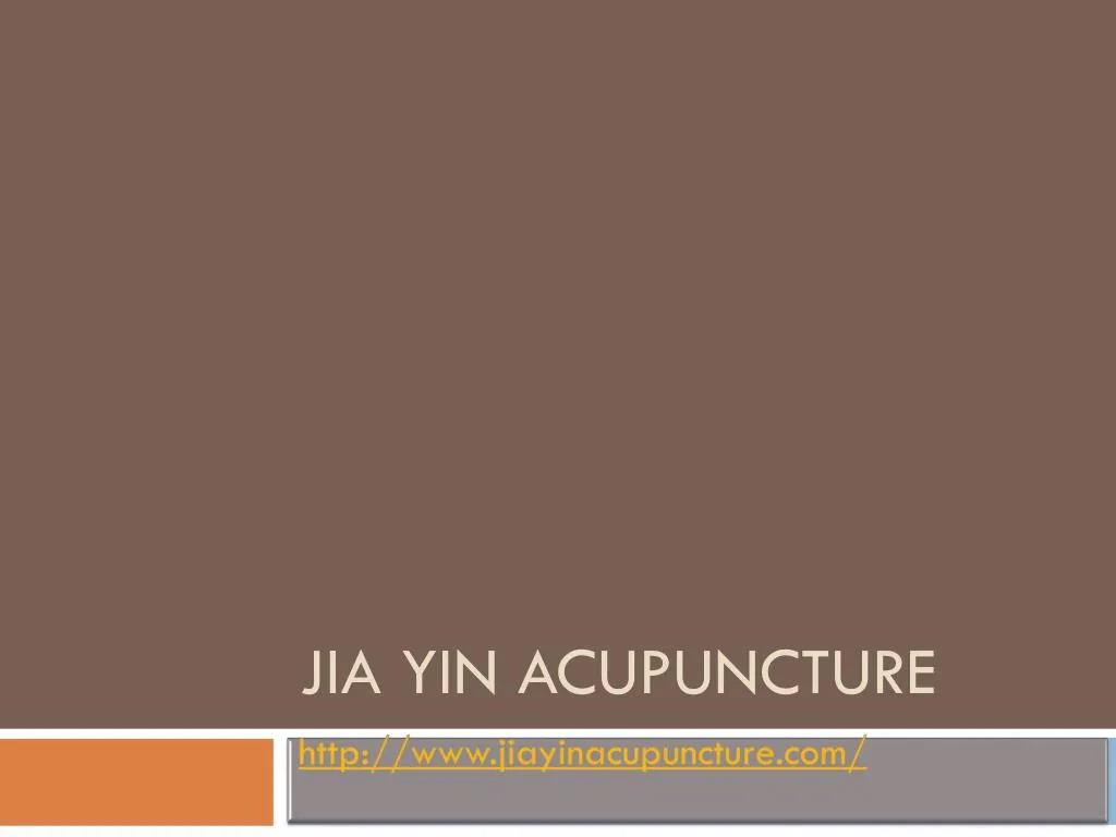jia yin acupuncture