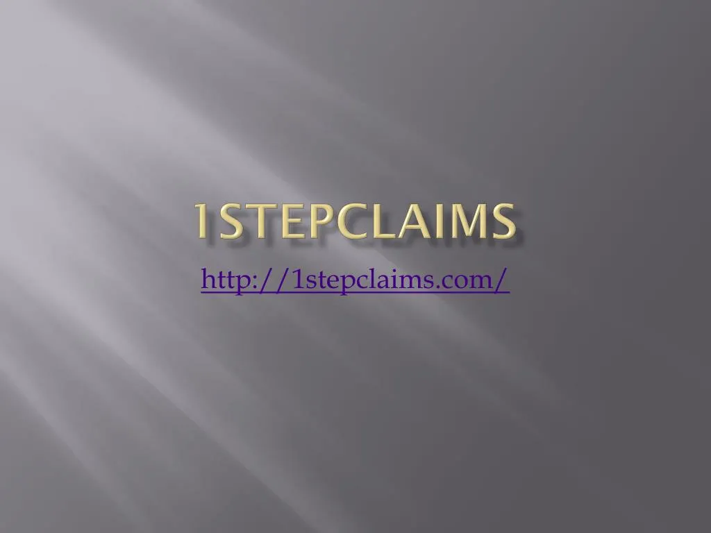 1stepclaims