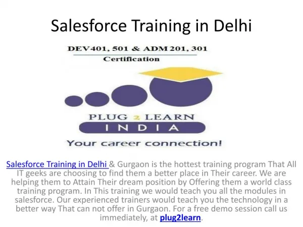 Salesforce training in delhi
