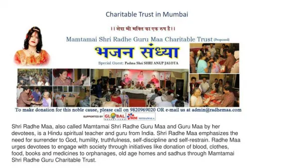 Charitable Trust in Mumbai