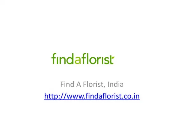 Find A Florist Directory