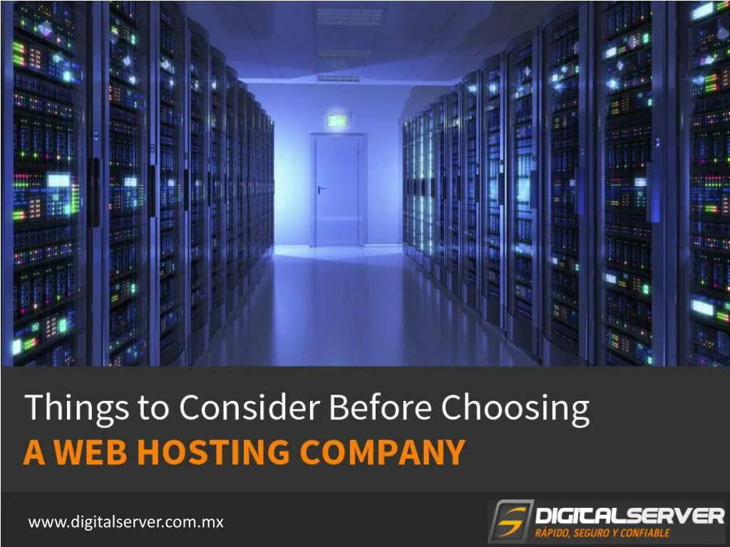 things to consider before choosing a web hosting company