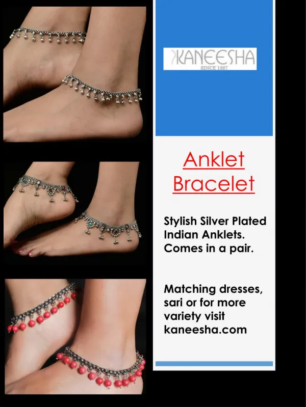 Silver Anklets