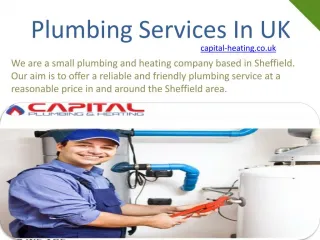 plumbing services in uk - slide 1