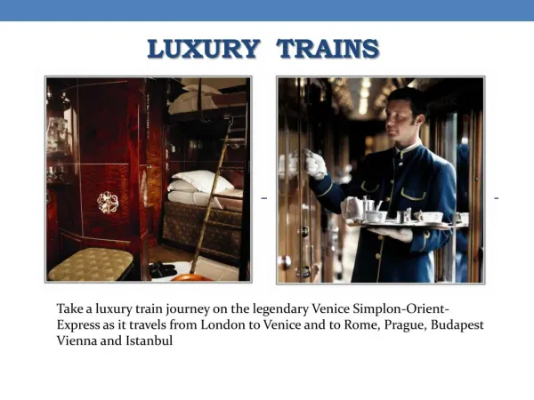 Orient Express to Paris