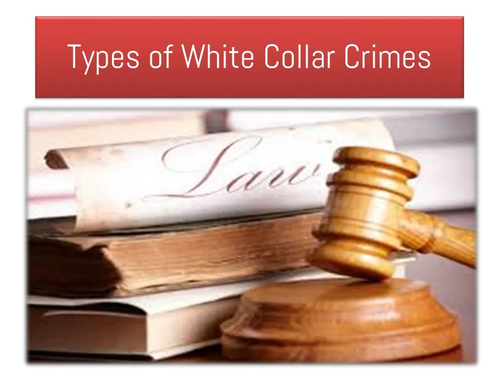 types of white collar crimes