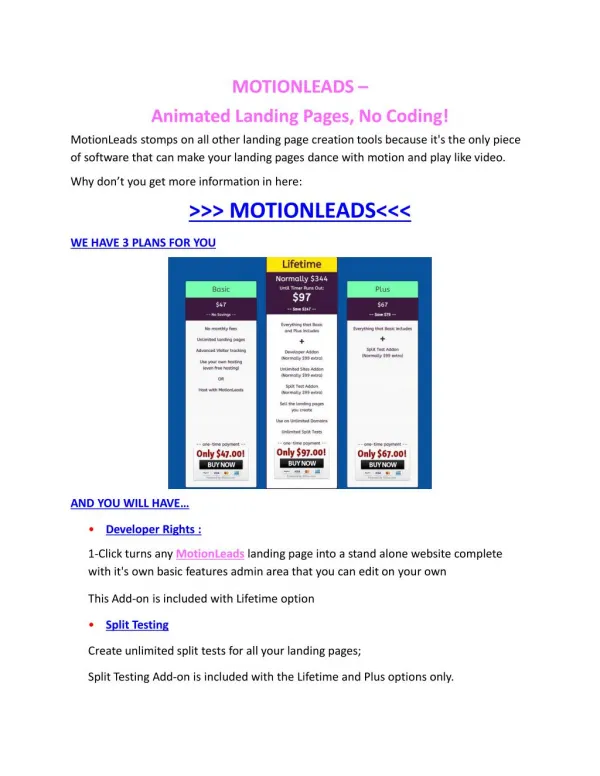 MotionLeads Review and $30000 Bonus-MotionLeads 80% DISCOUNT