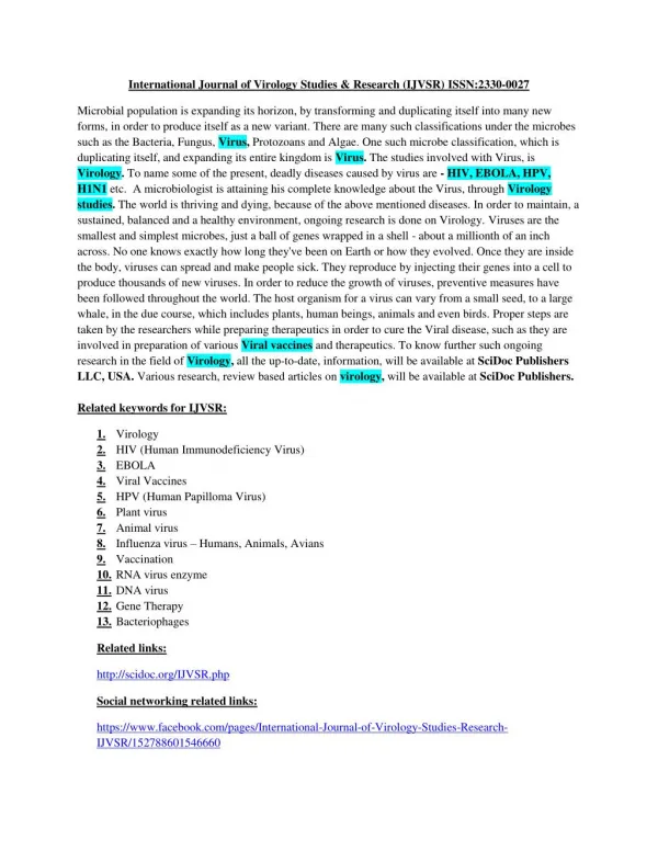 Virology Journal