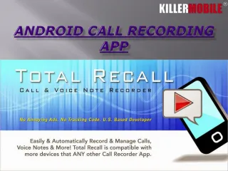 Android Phone Recording App