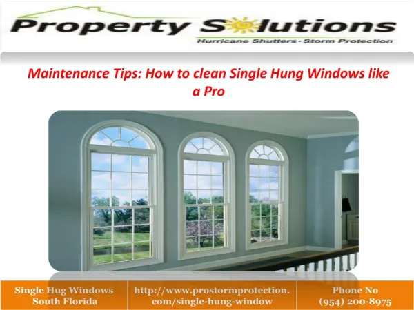 Single Hung Windows Miami Dade