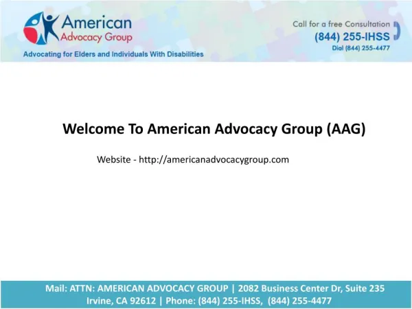 In home supportive services by american advocacy group