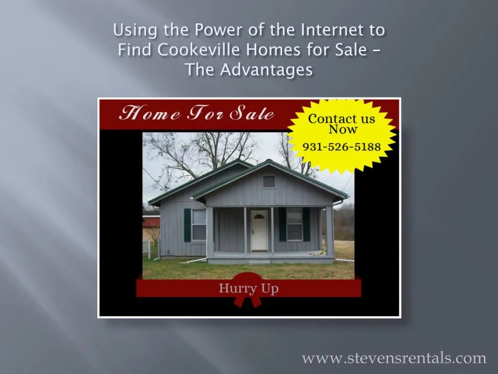 using the power of the internet to find cookeville homes for sale the advantages