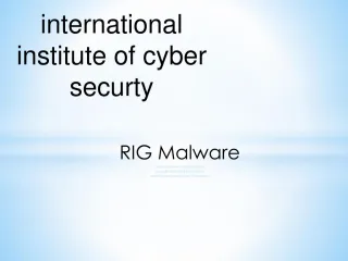 Rig Malware - slide 1