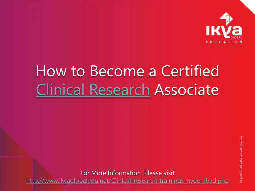 how to become a certified clinical research associate