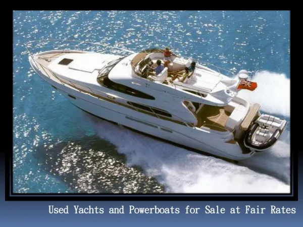 Used Powerboats for Sale