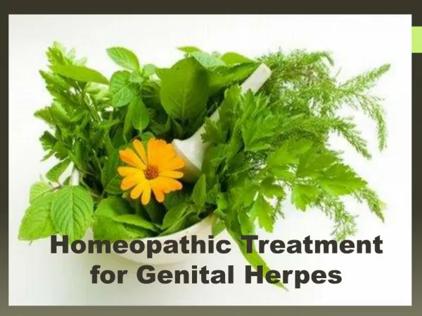 Homeopathic Treatment for Genital Herpes