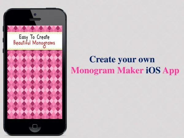 Monogram Maker iOS App Source Code