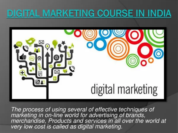 Digital marketing course in India