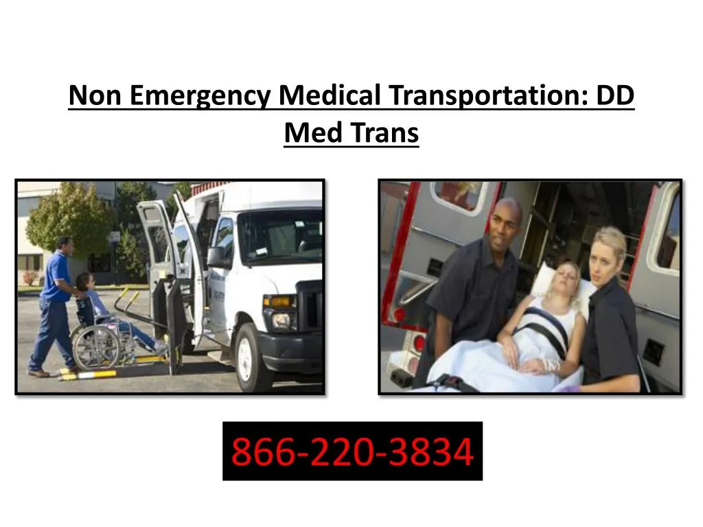 non emergency medical transportation dd med trans