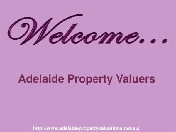 Get Solution on Valuation Topics with Adelaide Property Valuers