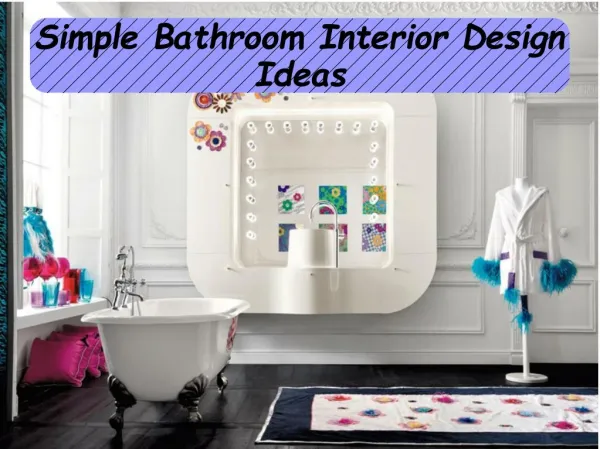 Simple Bathroom Interior Design Ideas