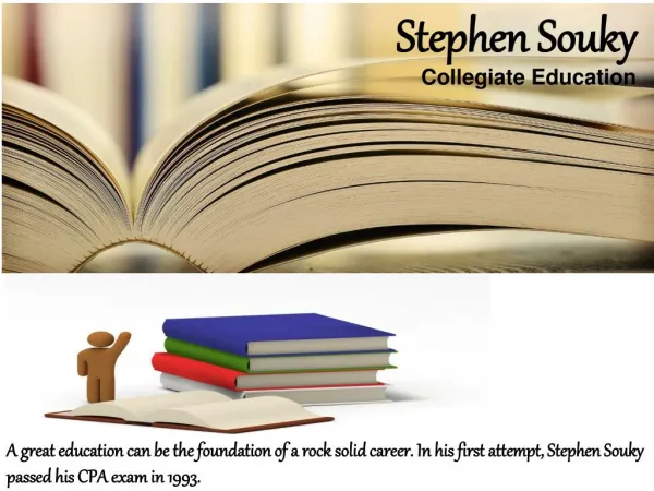Stephen Souky Collegiate Education