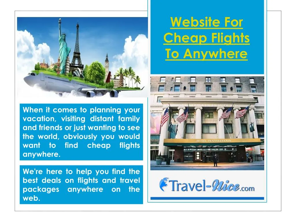 website for cheap flights to anywhere