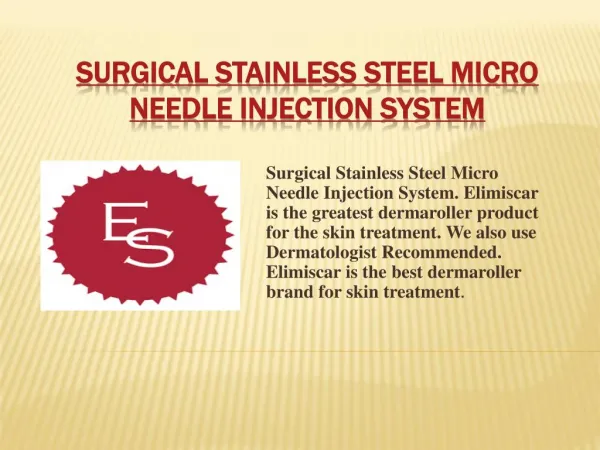 Microneedle Skin Care System