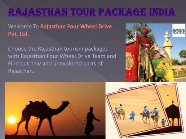 Rajasthan Tour Package India