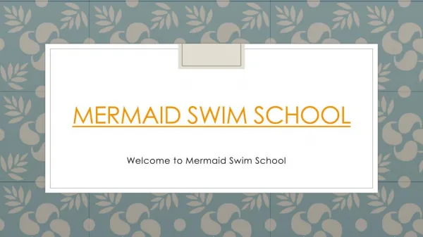 Mermaid Swim School
