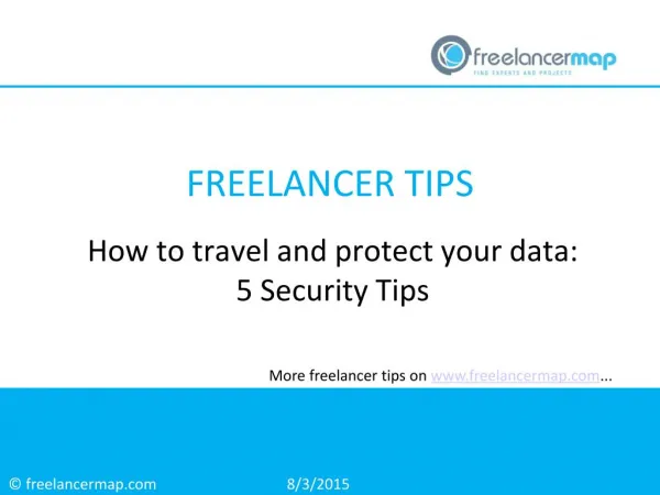 How to travel and protect your data: 5 security tips