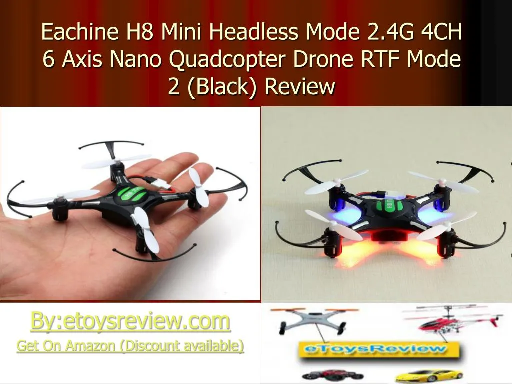 eachine h8 mini headless mode 2 4g 4ch 6 axis nano quadcopter drone rtf mode 2 black review