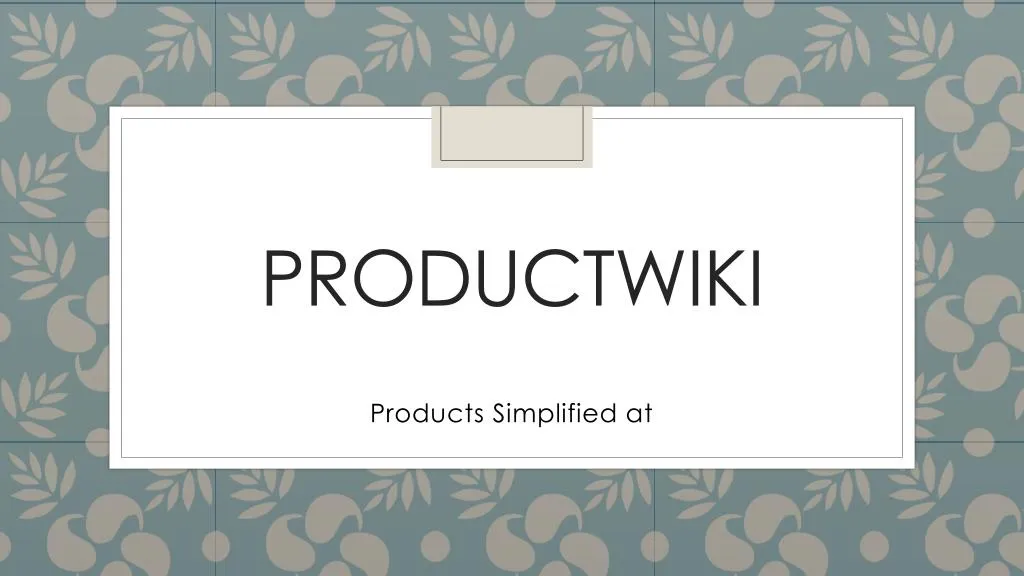 productwiki