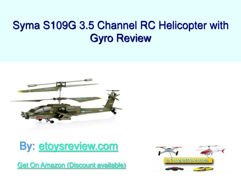 syma s109g 3 5 channel rc helicopter with gyro review