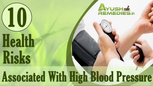 Health Risks Associated With Hypertension and How to Avoid Them