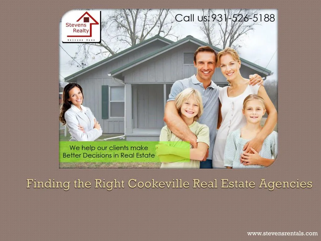 finding the right cookeville real estate agencies