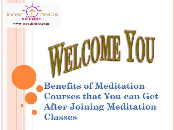 Benefits of Meditation Courses that You can Get After Joining Meditation Classes
