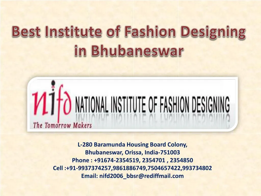 best institute of fashion designing in bhubaneswar