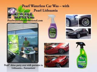 Pearl Waterless Car Wash–with Pearl Lithuania