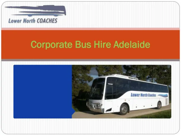 Corporate Bus Hire Adelaide