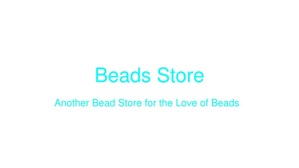 beads store